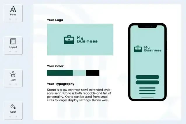logo design tools: hubspot
