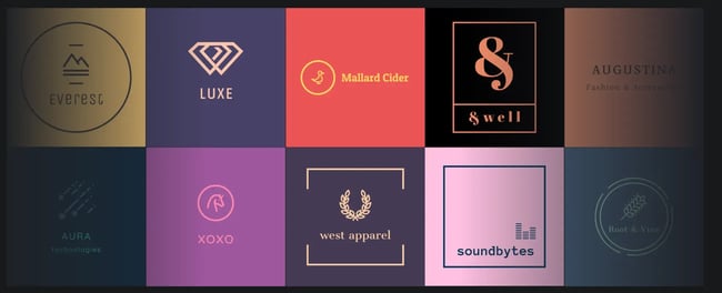 logo design tool: shopify