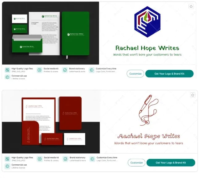 browsing more logo design suggestions in zoviz