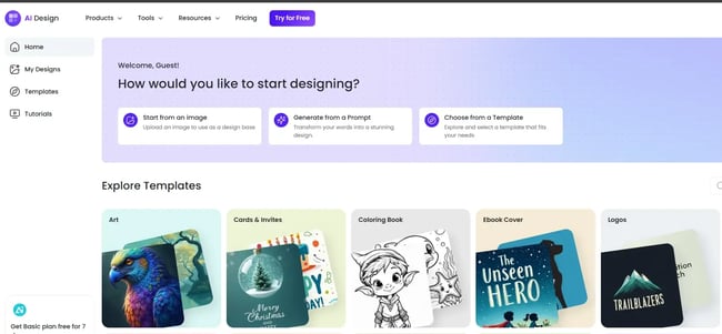 how to design a logo: getting started on the designs.ai platform