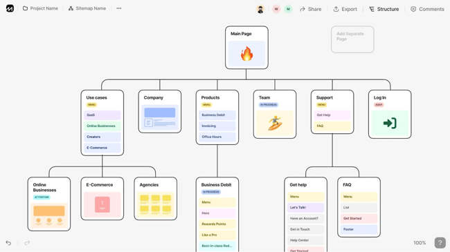 information architecture tool flowmapp