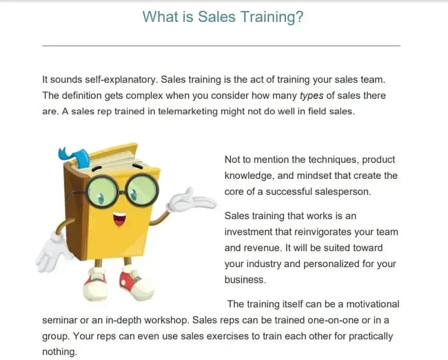 Badger sales training manual