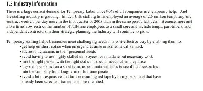onboarding new sales reps: sales manual example from trojan labor