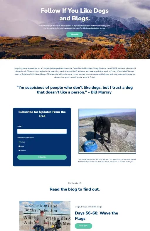 Pedaling4pups home page