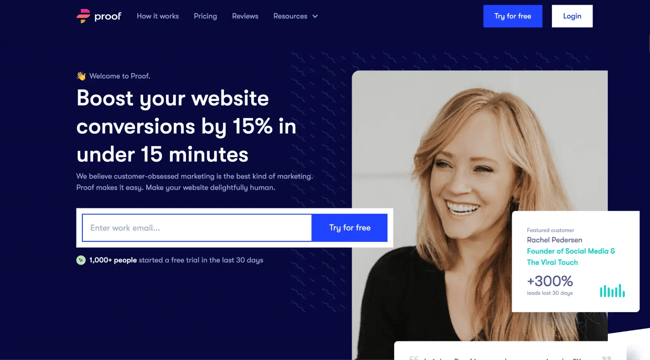 Personalization software suggestion, Proof