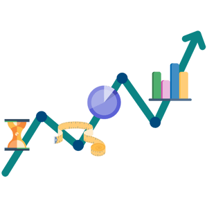 Plantilla con métricas para conocer los resultados de marketing-ILUSTRACION (1062)