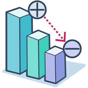Plantilla de diagrama de Pareto-ILUSTRACION (1062)