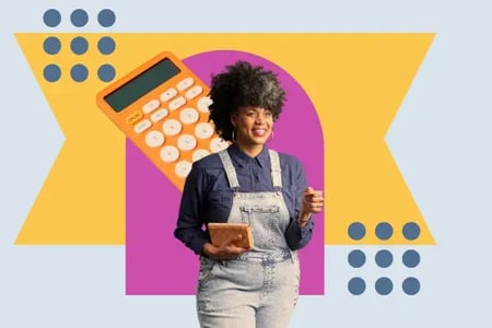 woman calculates price elasticity for products 