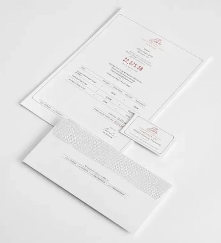 Invoice Design Templates and Examples: Front and Center Invoice
