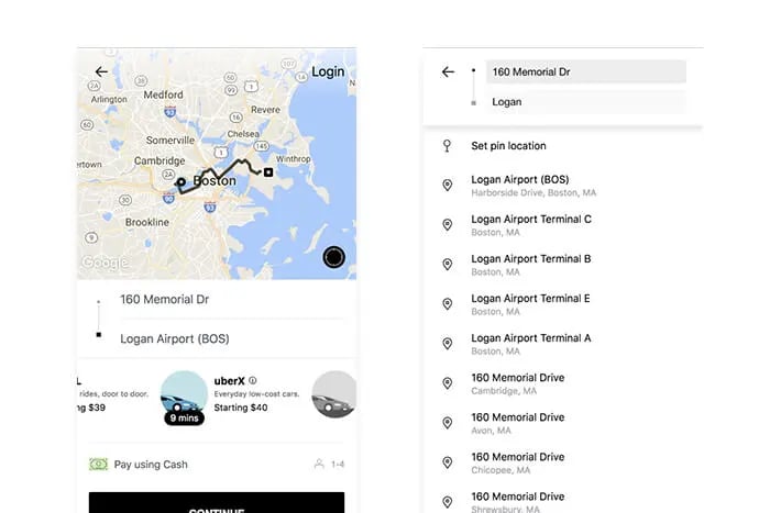 Uber's progressive web application