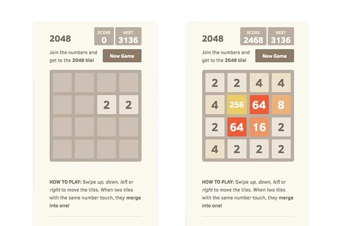 2048's progressive web application
