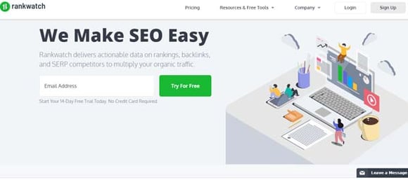 RankWatch, herramienta de análisis SERP