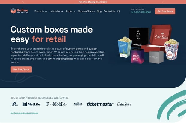 Refine Packaging B2B