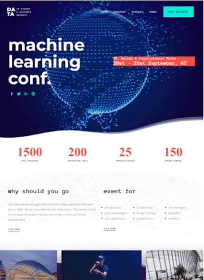 Regn WordPress conference theme