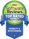 Service Hub von HubSpot ist auf SoftwareReviews Gewinner bei Usability & Intuitiveness