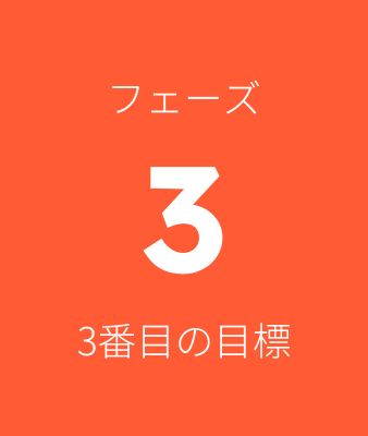 フェーズ 3 3番目の目標