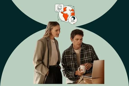 workers looking at sales territory management tools