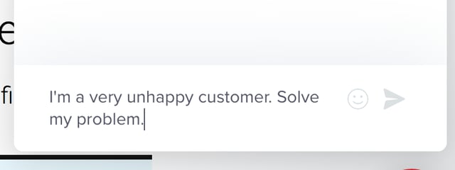 customer satisfaction unhappy customer chat