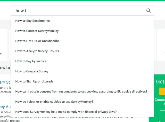 surveymonkey knowledge base help center