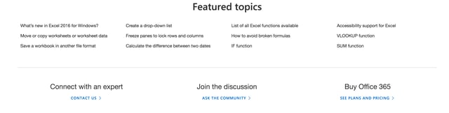 microsoft knowledge base example featured topics