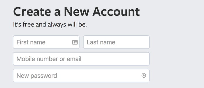 inline form field labels