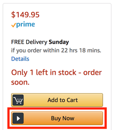 顧客満足度 – Amazonの［今すぐ買う］ボタン