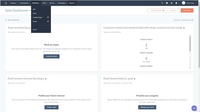 how to build a lead generation form template hubspot