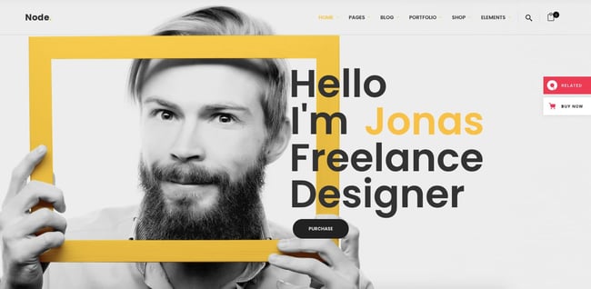 creative wordpress themes: Node