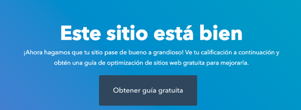 Resultado Website Grader