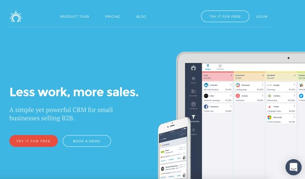 salesflare crm example of salesforce alternative