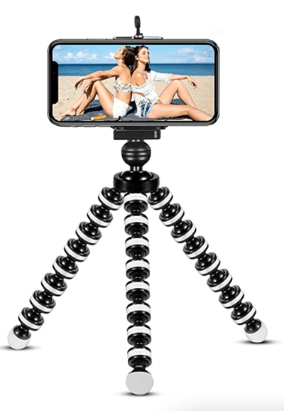 product photography tip: use a traditional or flexible tripod when shooting your products