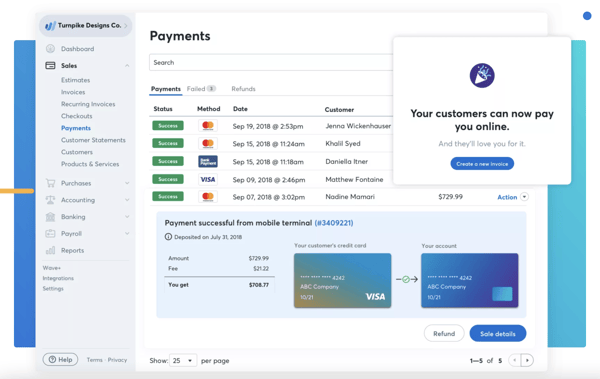 recurring payments: wave