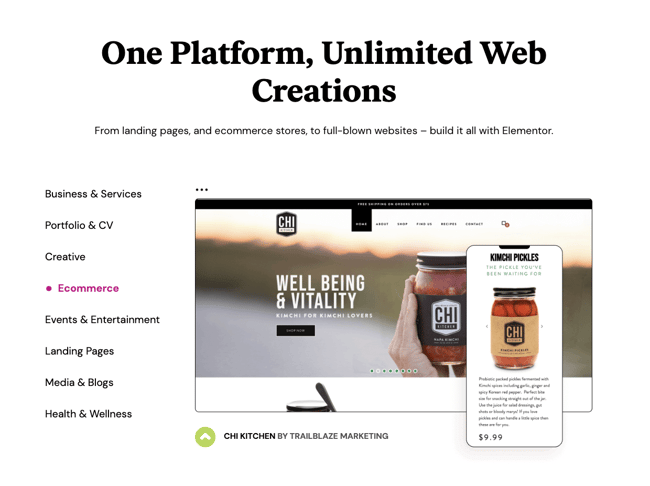 Fastest Loading WordPress Theme: Elementor
