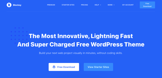Fastest Loading WordPress Theme: Blocksy
