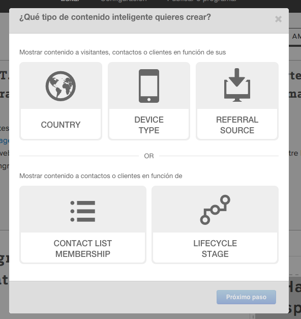 Contenido inteligente Contenido inteligente