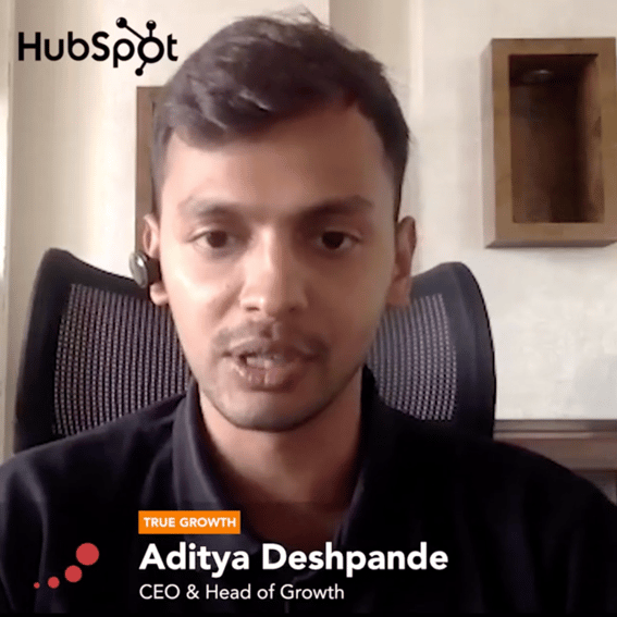 Aditya Deshpande, Founder at TrueGrowth