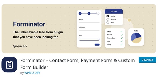 stripe plugin wordpress forminator wordpress directory homepage 