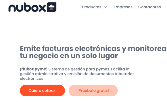 Software para empresas: nubox