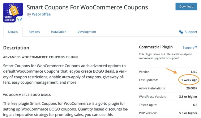 Smart Coupons for WooCommerce coupons
