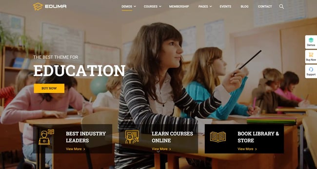 eduma: education themes for wordpress websites 