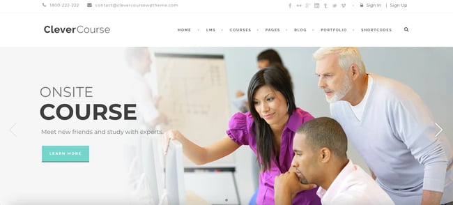 clever course education themes 