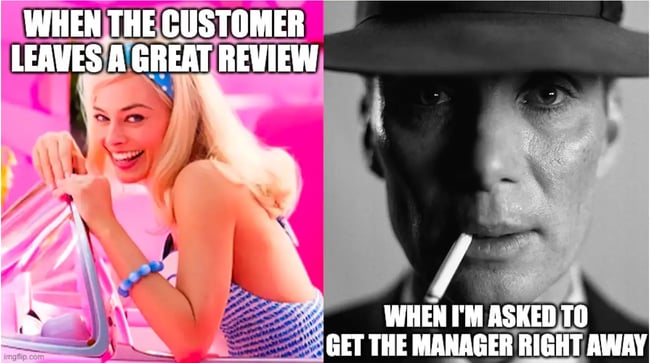 customer service memes: managers
