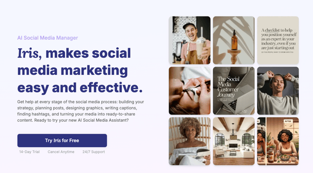Iris Small Business Flick Social