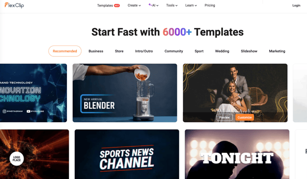 Flexclip Templates