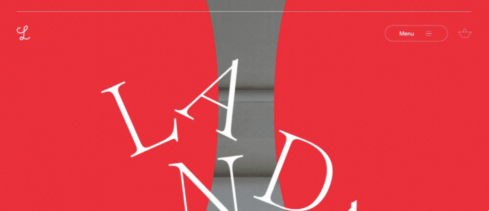 hotel website examples, Landa