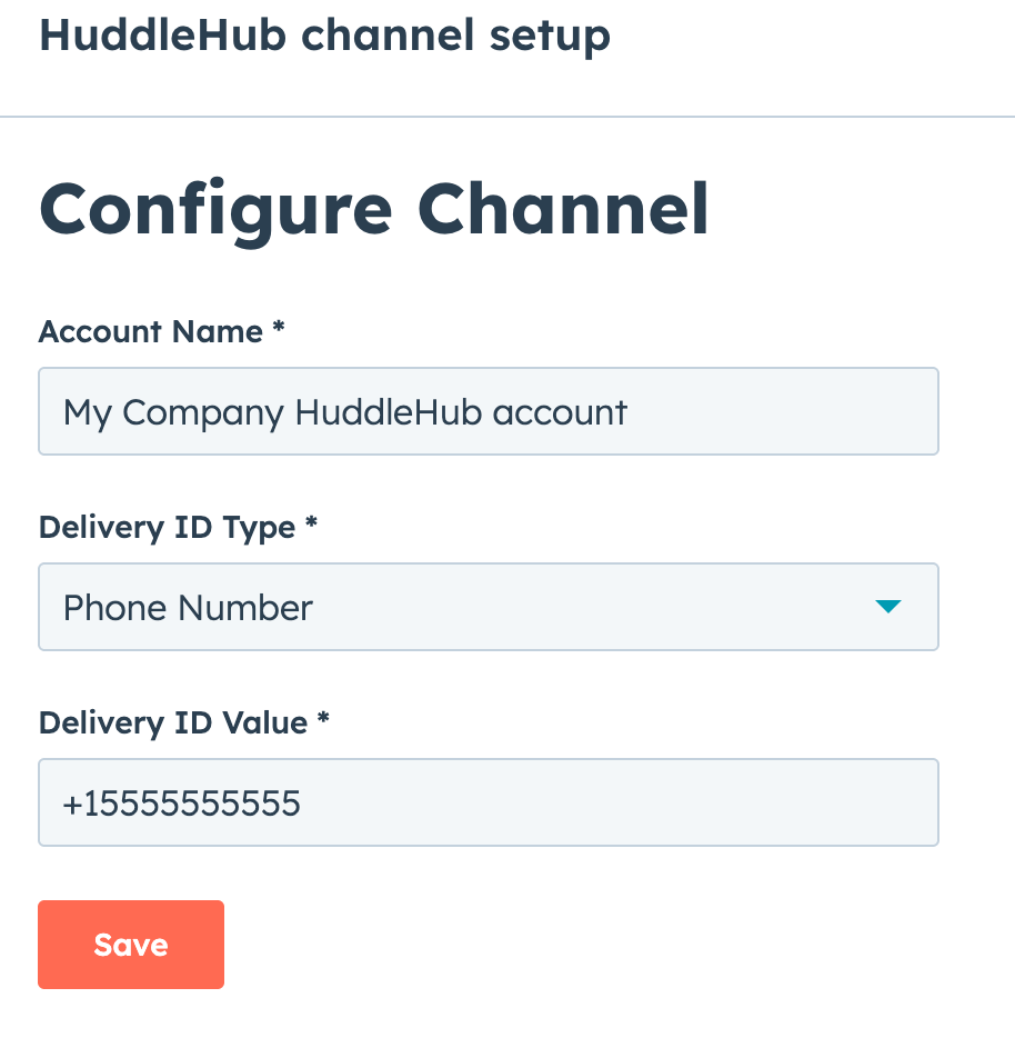 Connect custom channels to help desk