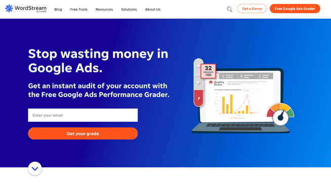 Wordstream Divi Website