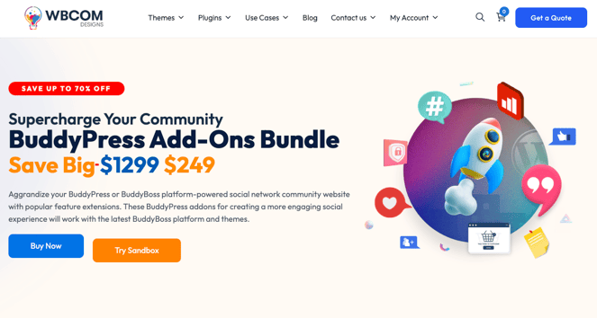 WBCom Designs BuddyPress