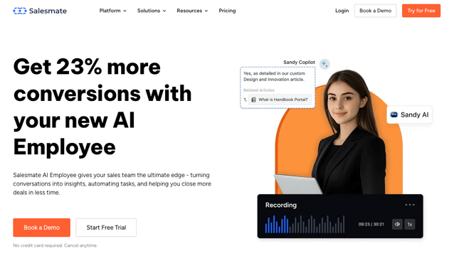 Salesmate Sandy AI
