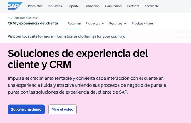 SAP CRM ES